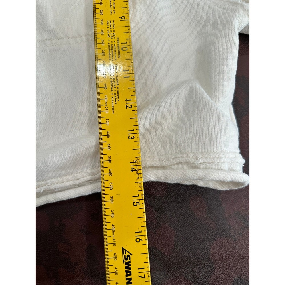 We The Free Free People White Cropped Cotton Shacket Jacket Small OB1125206 - Picture 5 of 10